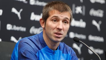 Albert Celades, entrenador del Valencia.