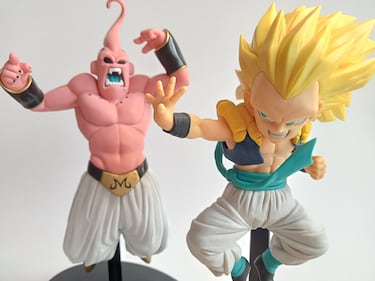 ‘Dragon Ball Z’: Gotenks Super Saiyan 3 da su merecido a Buu en estas dos geniales figuras combinables