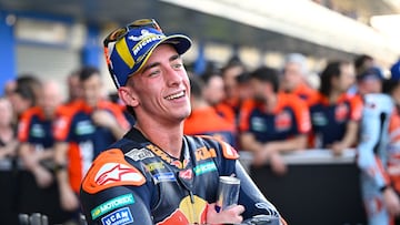 Pedro Acosta como líder del Mundial de MotoGP con KTM.