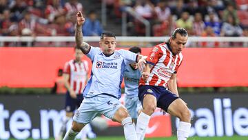 during the game Guadalajara vs Cruz Azul, corresponding to Round 16 of the Torneo Apertura 2023 of the Liga BBVA MX, at Akron Stadium, on November 04, 2023.
<br><br>
durante el partido Guadalajara vs Cruz Azul, correspondiente a la Jornada 16 del Torneo Apertura 2023 de la Liga BBVA MX, en el Estadio Akron, el 04 de Noviembre de 2023