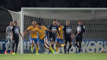 Tigres vapulea a Pumas y está en semifinales de Concachampions