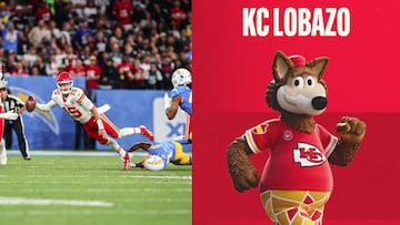 KC Lobazo, la nueva mascota española de los Kansas City Chiefs.