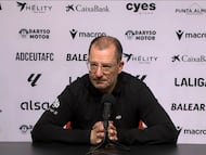 José Juan Romero, en sala de prensa.