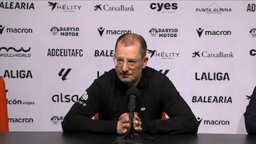 José Juan Romero, en sala de prensa.