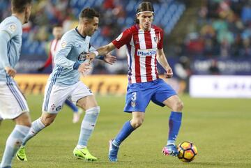 Filipe contra el Celta.