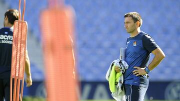 14/09/18 REAL SOCIEDAD PRIMER ENTRENAMIENTO EN ANOETA TRAS REMODELACION
ASIER GARITANO entrenador de la Real
