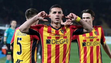 Nikola Krstovic, jugador del Lecce.