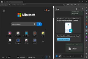 Microsoft Edge te ayudará a compartir archivos entre tu ordenador y tu smartphone