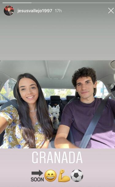 Vallejo ya est¨¢ en Granada para volver al conjunto nazar¨ª