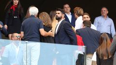 Diego Costa attends Sevilla game after passing medical
