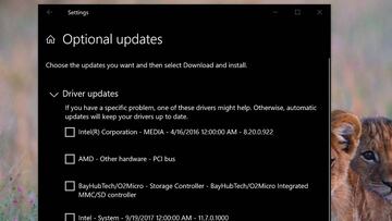 Windows 10 actualiza la forma de actualizar los drivers