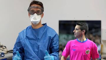 Árbitros y sanitarios: de pitar a trabajar en los hospitales