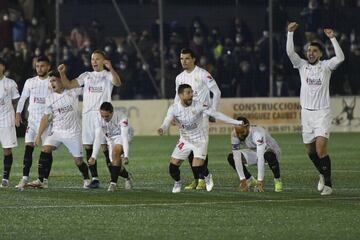 15/12/21 PARTIDO COPA REY  ANDRATX - SEVILLA  TANDA DE PENALTIS ALEGRIA