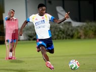 Yaser Asprilla preocupa de cara al Mundial por su falta de minutos en Girona