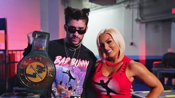 Durante la funci&oacute;n de Monday Night Raw y con ayuda del luchador Damian Priest, el cantante Bad Bunny logr&oacute; coronarse campe&oacute;n 24/7 de la WWE.