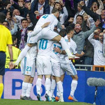 Benzema marcó el 2-1.