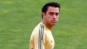 Xavi Hernández, centrocampista de la Selección Española, analizó el juego que está practicando el combinado nacional y aseguró que "el estilo del Barça y el de la Selección son prácticamente iguales, es un juego de toque y fantasía que divierte a la afición"