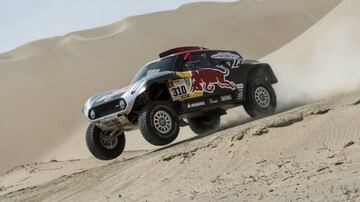 El Mini 4x2 que pilotará Carlos Sainz en el próximo Dakar.