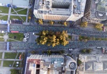 La colorida jornada del Maratón de Santiago, en imágenes