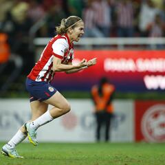 Stephany Mayor, Alicia Cervantes y Katty Martínez con 10 o más goles en ocho jornadas