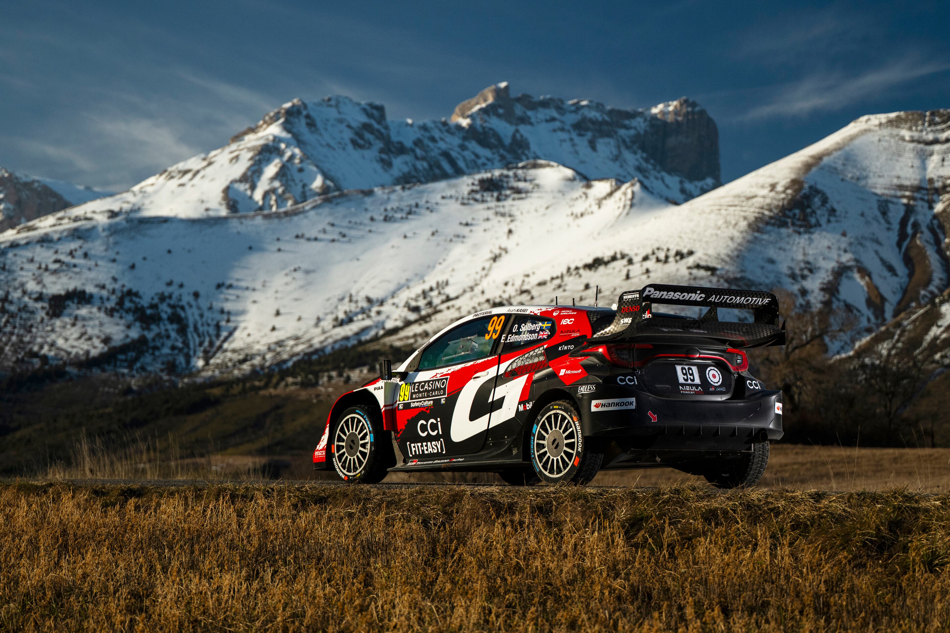 Oliver Solberg (SWE) Elliott Edmondson (GB)     are seen performing during the  World Rally Championship Monte-Carlo in Gap, France on  21,January. 2025 // Jaanus Ree / Red Bull Content Pool // SI202601210759 // Usage for editorial use only // 