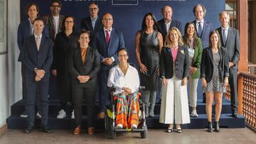 El jurado de los Premios Princesa de Asturias de los Deportes 2023, con Teresa Perales como presidenta.