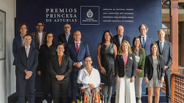 El jurado de los Premios Princesa de Asturias de los Deportes 2023, con Teresa Perales como presidenta.