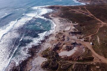 Así es la desembocadura del río Olifants, en Sudáfrica.