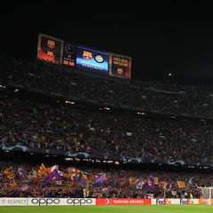 Clamor contra Ceferin en el Camp Nou: “La UEFA es una mafia”