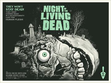 Rodada con bajo presupuesto y con actores desconocidos, esta pel¨ªcula es historia del cine de terror por ser considerada la primera cinta sobre zombies. Estableci¨® las normas del g¨¦nero de muertos vivientes y su influencia posterior ha sido enorme. Barbara visita la tumba de sus padres en el cementerio cuando ella y su acompa?ante son atacados por un muerto viviente. S¨®lo ella sobrevive y se escapa a una granja cercana donde ella y su anfriti¨®n son rodeados por los zombies. Rodada en blanco y negro que acent¨²a su atm¨®sfera desasosegante, es una obra fundamental del g¨¦nero.