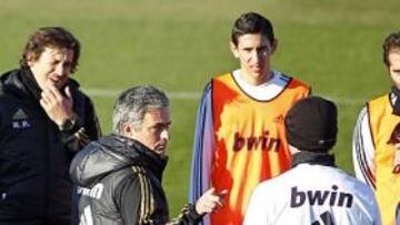 Ramos no se entrenó en la primera sesión del día