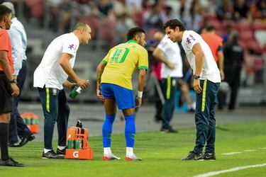 Neymar was not an injury risk before the game, insists Tite
