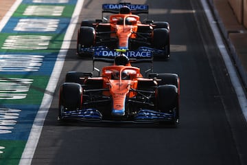 La victoria de Hamilton en la clasificación de Silverstone en imágenes