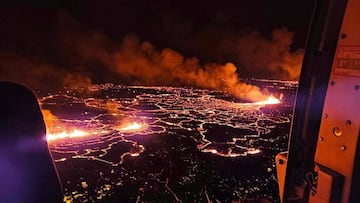 A volcano erupted in Iceland north of the evacuated town of Grindavik. The Icelandic Met Office believes the eruption is reaching a state of equilibrium.