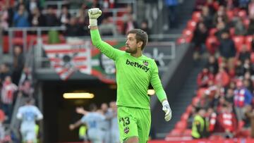 10/11/19 PARTIDO PRIMERA DIVISION
ATHLETIC DE BILBAO - LEVANTE
GOL POSTIGO 0-1 ALEGRIA
AITOR FERNANDEZ
PUBLICADA 15/11/19 NA MA23 1COL