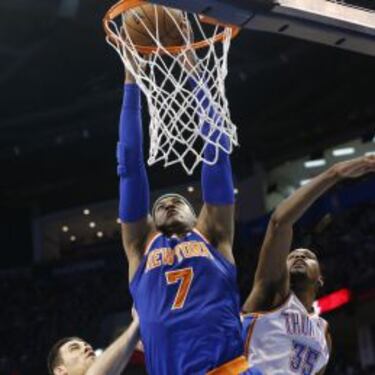 Los Knicks ganan el premio en el festival ofensivo de Oklahoma