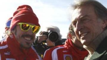 <b>ALIADOS. </b>Montezemolo y Alonso, además, quieren ganar en F-1.