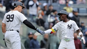 New York Yankees se colocan en la cima del Este de la Liga Americana, tras sumar tres victorias en el inicio de la temporada de la MLB. Mandatory Credit: Brad Penner-Imagn Images