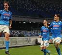 Un festín del Nápoles con golazo de Fabián aleja a la Juve