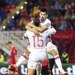 Spain see off stubborn Albania in Shkoder