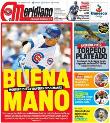 Portadas de la prensa deportiva