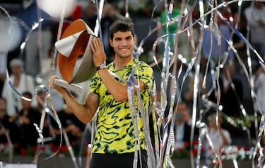 Best pictures as Carlos Alcaraz wins Mutua Madrid Open