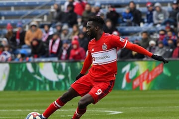 El estadounidense de ascendencia africana es el jugador con más goles de Chicago en la presente temporada con 9 goles.