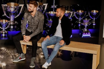 Jordi Alba and Piqué.