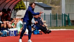 Julen Guerrero en un partido con la Sub-17.