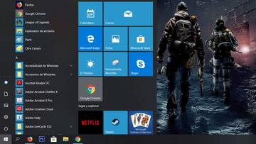 Así luce el nuevo Menú de Inicio de Windows 10