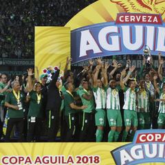 Los equipos campeones de la Copa Colombia desde 2008