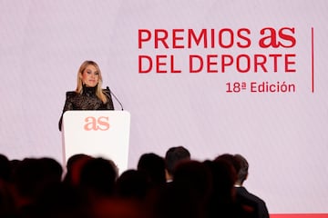 La periodista Susana Guasch, presenta la 18ª edición de los Premios AS del Deporte.