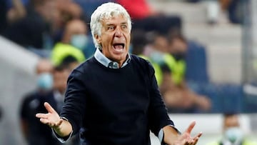 Gian Piero Gasperini lamentó la opción de Duván Zapata ante Manchester United en Champions League.