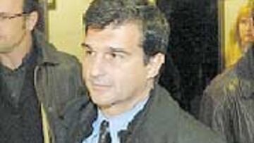 Joan Laporta, en Glasgow.